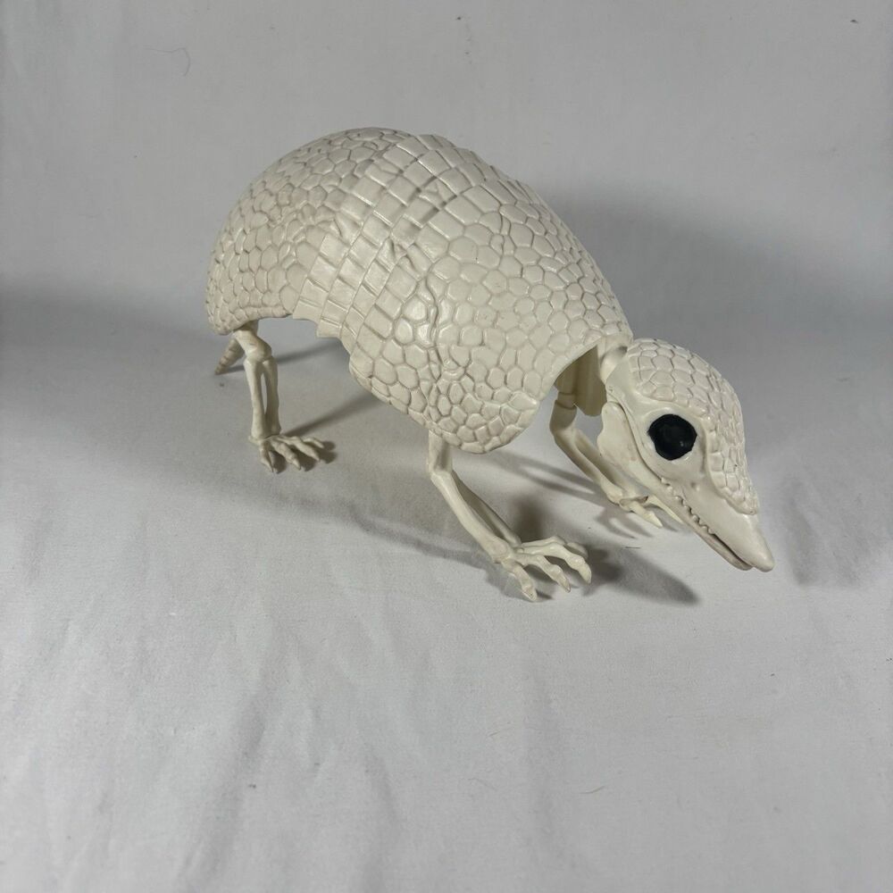 Plastic Armadillo Skeleton Halloween Novelty Figure Poseable